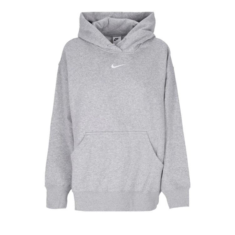 Nike NSW Phoenix Fleece Oversized Pullover Hoodie 'Dark Grey Heather/Sail'
