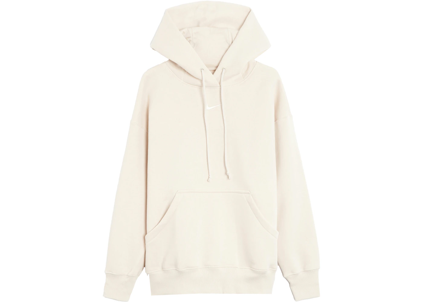 Nike Women's Phoenix Fleece Oversized Pullover Hoodie Light Orewood Brown/Sail