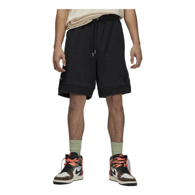 Air Jordan Solid Color Straight Shorts Black