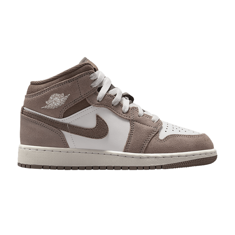 Air Jordan 1 Mid GS 'Stone Summit White Olive Grey'