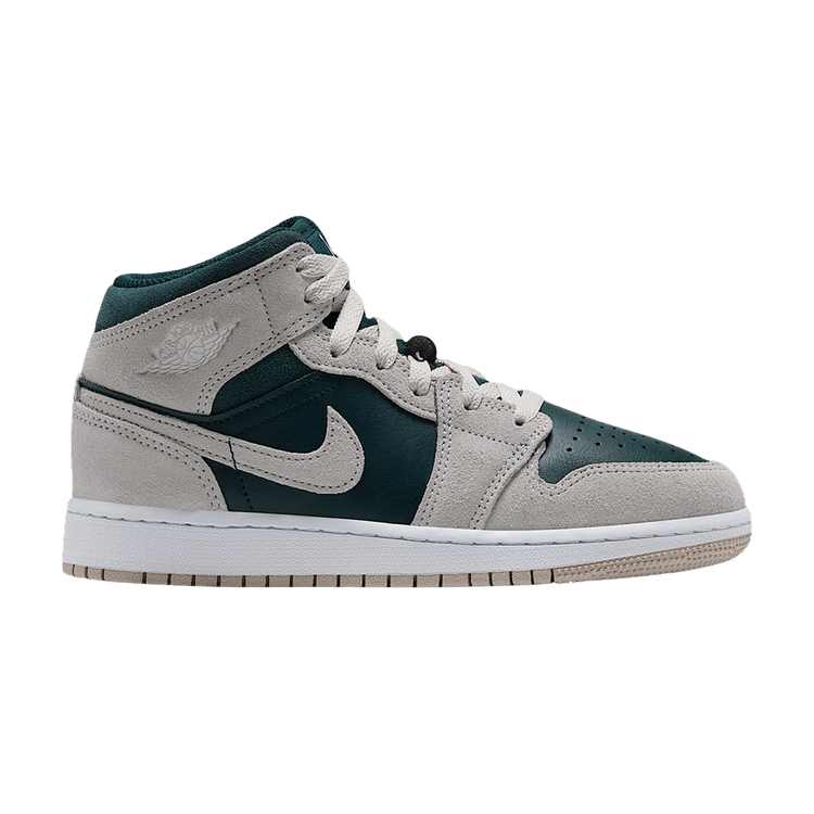 Air Jordan 1 Mid GS 'Light Orewood Brown Midnight Spruce'