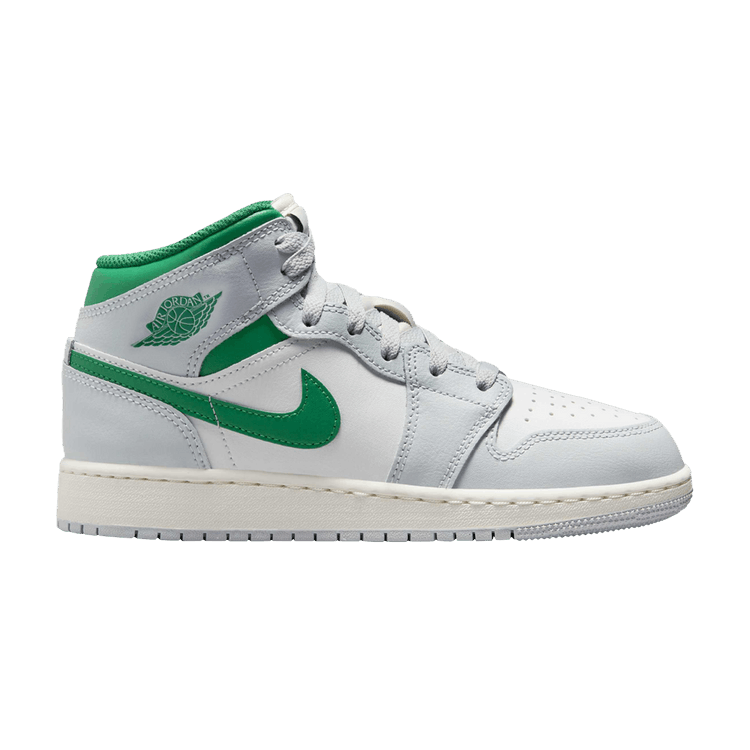 Air Jordan 1 Mid GS 'Summit White Pine Green'