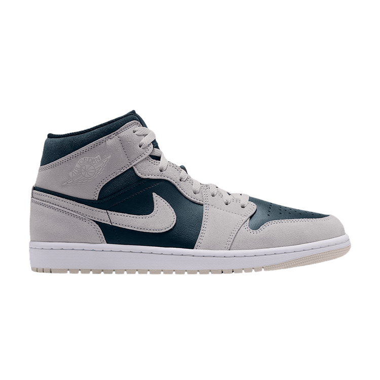Air Jordan 1 Mid 'Light Orewood Brown Midnight Spruce White Pale Ivory'