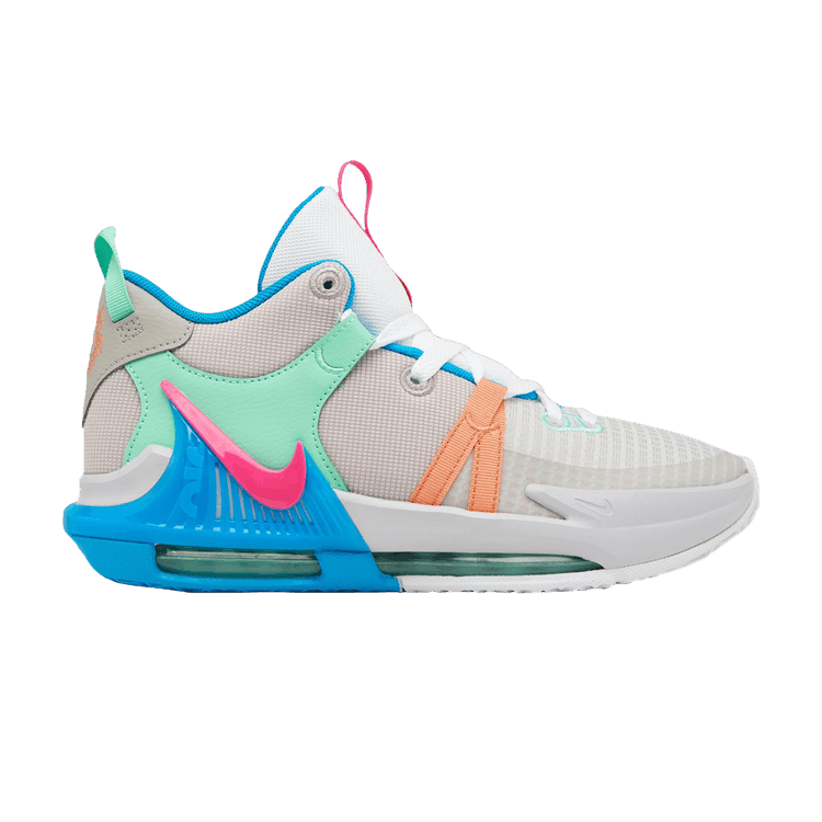 Nike LeBron Witness 7 GS 'Grey Fog Multi-Color'