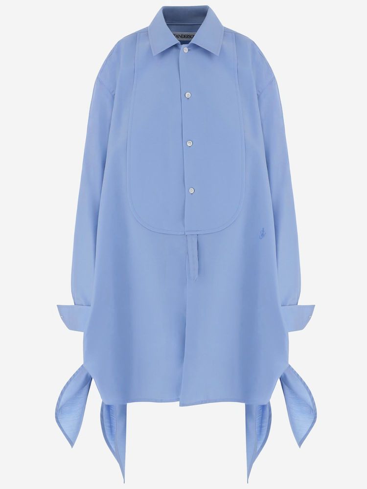 JW Anderson Tie-Hem Bib Shirt