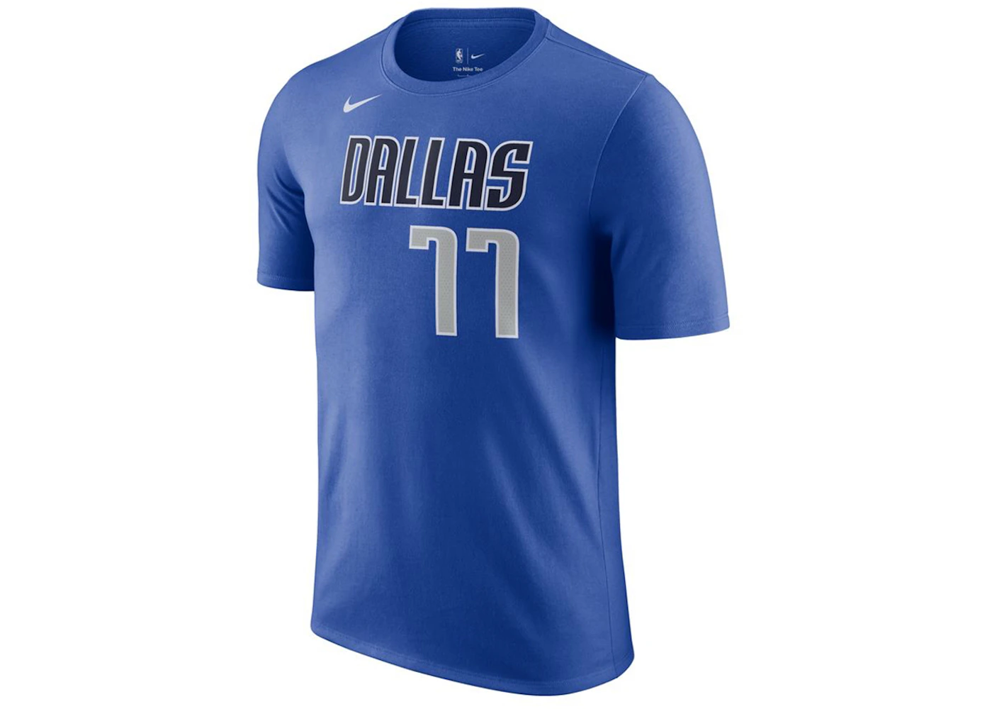 Nike NBA Dallas Mavericks Luka Doncic T-shirt Blue