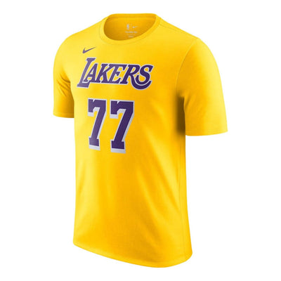 Nike NBA Luka Dončić Los Angeles Lakers Icon Edition T-Shirt 'Amarillo'