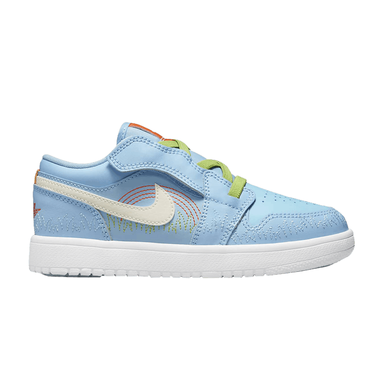 Air Jordan 1 Low SE PS 'Blue Stitch'