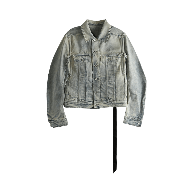 Rick Owens DRKSHDW Denim Trucker Jacket 'Mineral Pearl'
