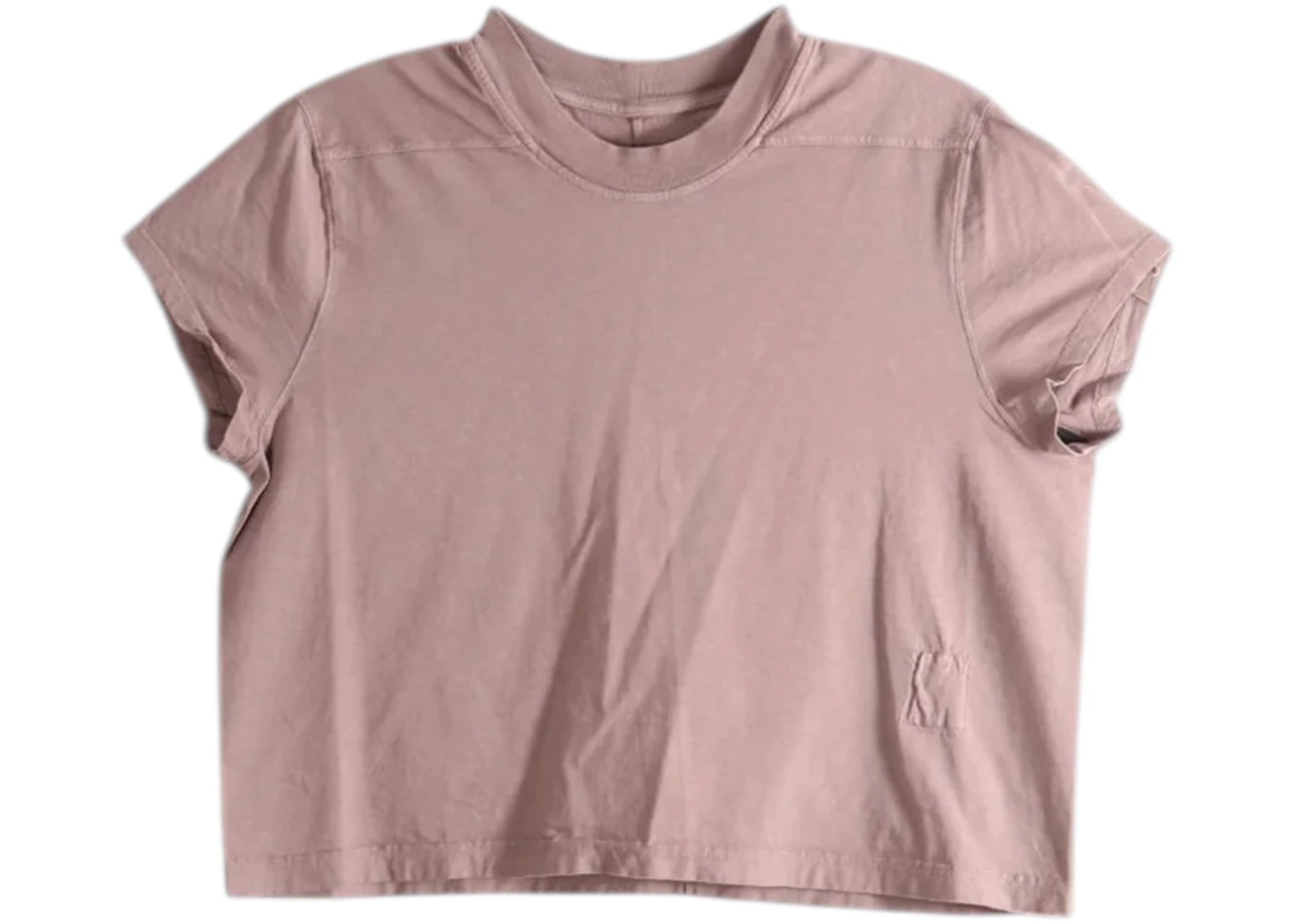 Rick Owens DRKSHDW Women's Cropped Small Level T-Shirt Grape
