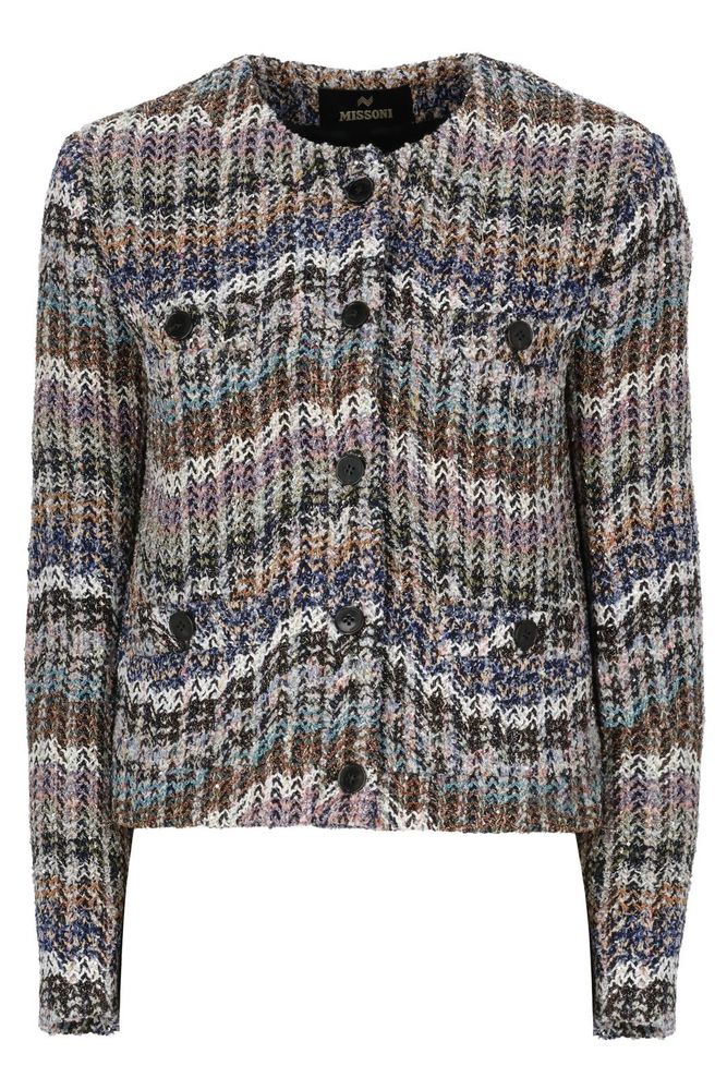 Missoni Textured Pattern Knitted Jacket