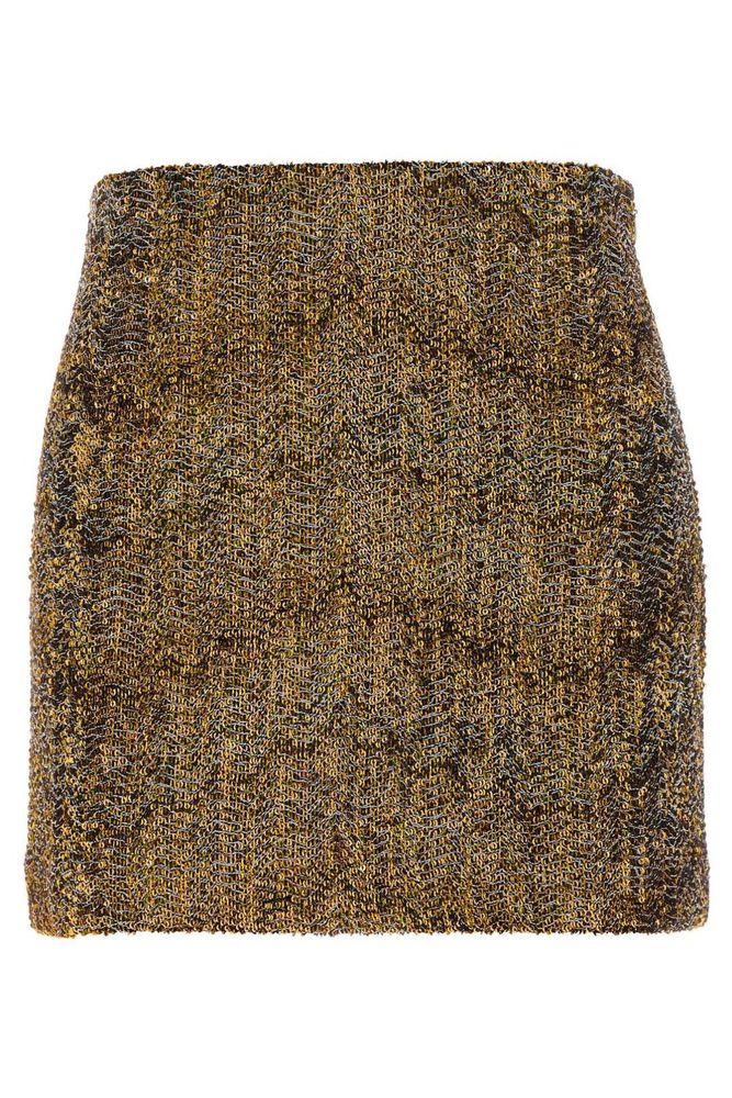 Missoni Embellished Knitted Mini Skirt