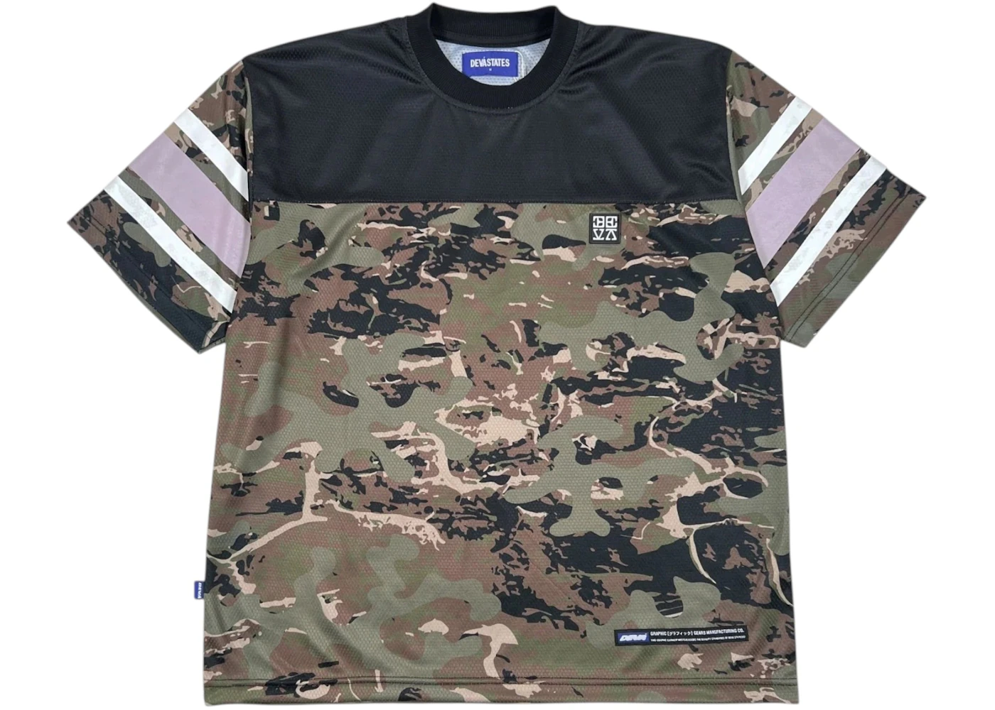 Deva'States Ballistic S/S Mesh Jersey Top Camo