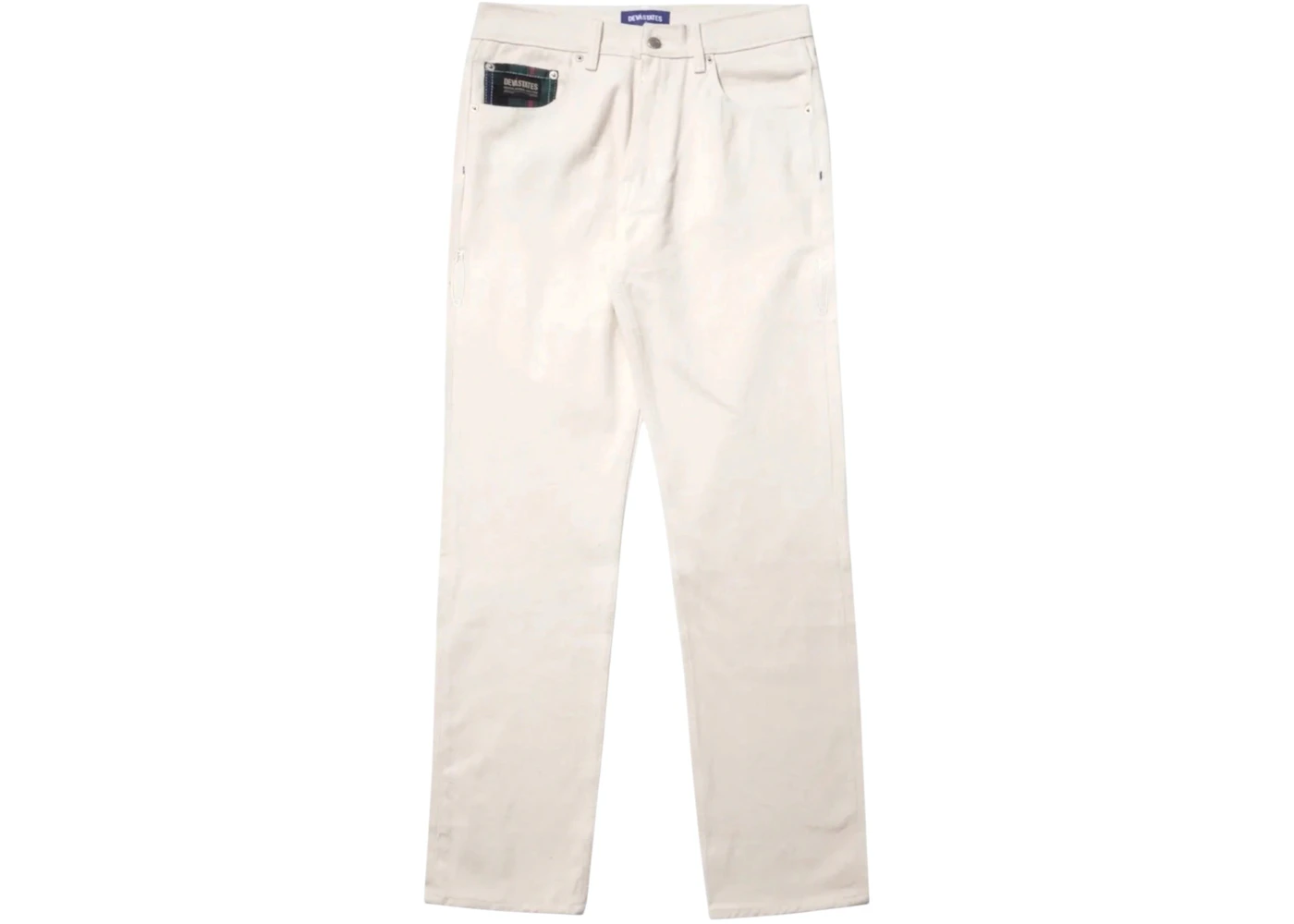 Deva'States Ecru Denim Pants White