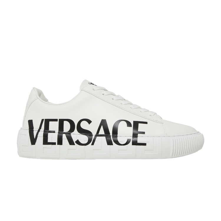 Versace Medusa Low 'Logo Print - White'