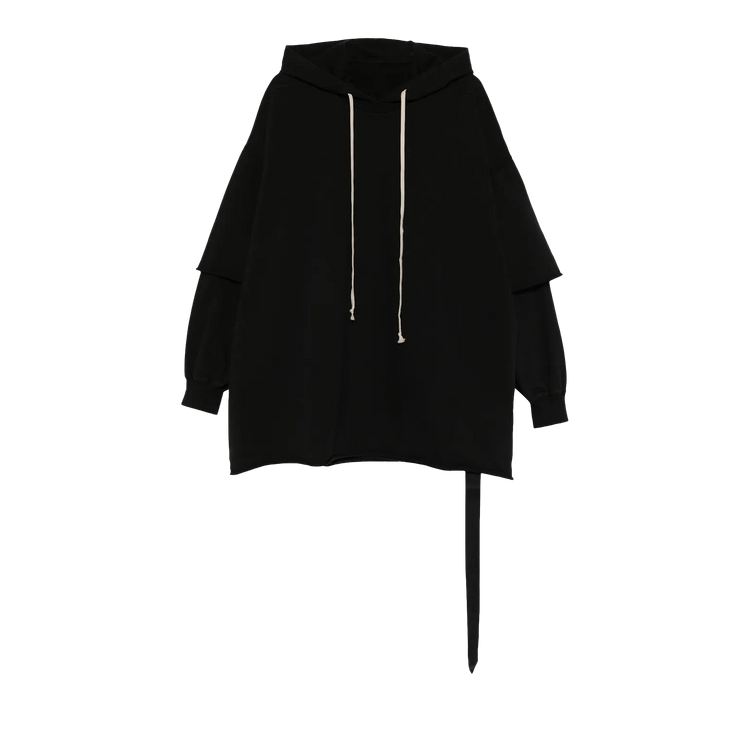Rick Owens DRKSHDW Tommy Hustler Hoodie 'Black'
