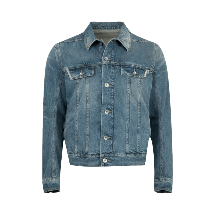 Rick Owens DRKSHDW Trucker Jacket 'Washed Indigo'