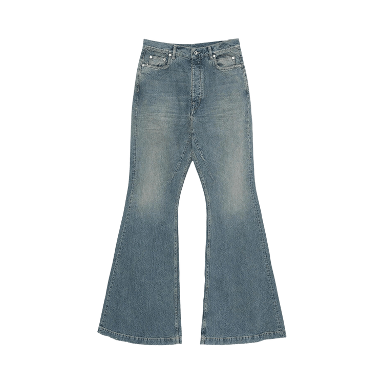 Rick Owens DRKSHDW Bolan Bootcut Pants 'Washed Indigo'