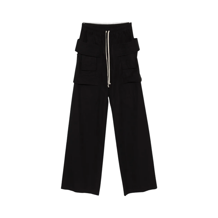 Rick Owens DRKSHDW Creatch Wide Cargo Pantaloni 'Black'