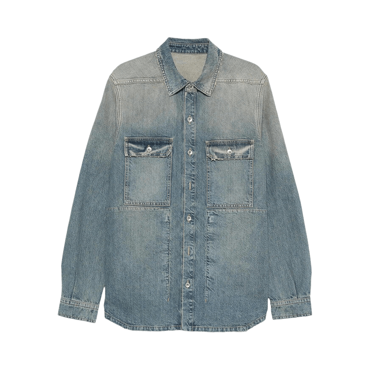 Rick Owens DRKSHDW Denim Outershirt 'Washed Indigo'