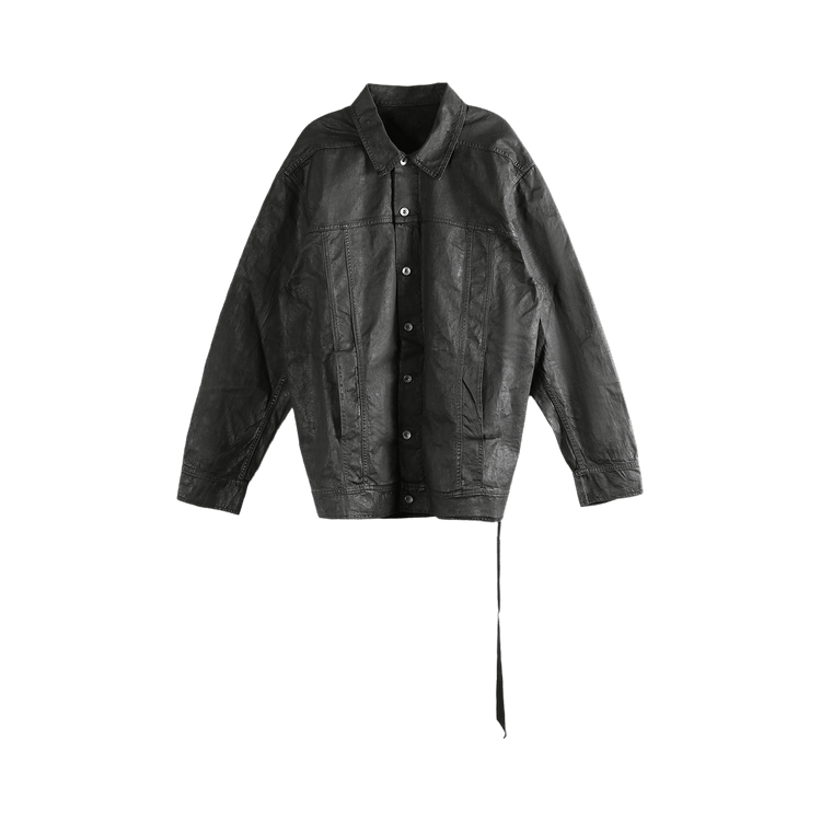 Rick Owens DRKSHDW Giacca In Denim Jumbo Worker Coat 'Black'