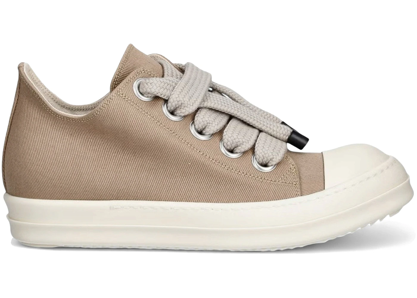 Rick Owens DRKSHDW Jumbolace Low Sneaks Dust Milk