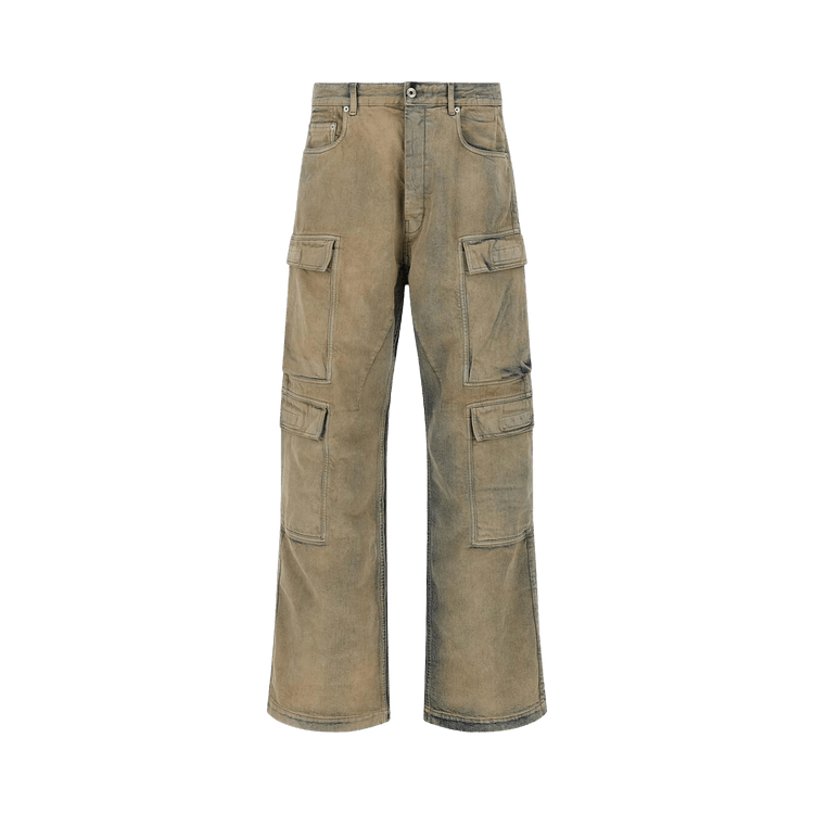 Rick Owens DRKSHDW Double Cargo Jeans 'Mineral Pearl'