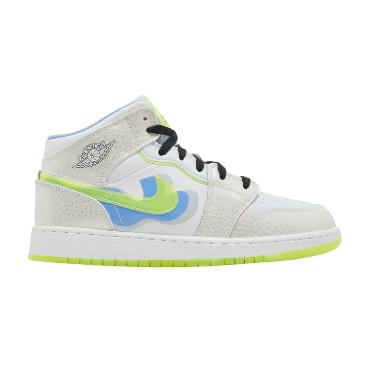 Air Jordan 1 Mid SE GS 'Warped Swoosh'