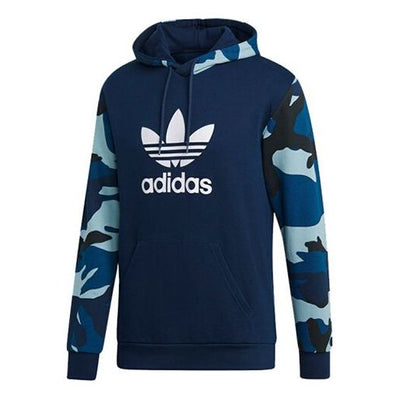 adidas originals Camo Camouflage Printing Splicing Blue