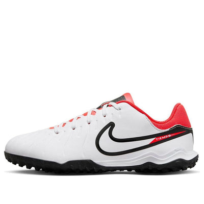 (GS) Nike Jr. Tiempo Legend 10 Academy Turf 'White Bright Crimson'