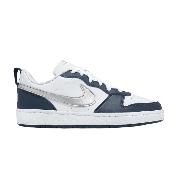 Nike Court Borough Low Recraft GS 'White Metallic Silver'