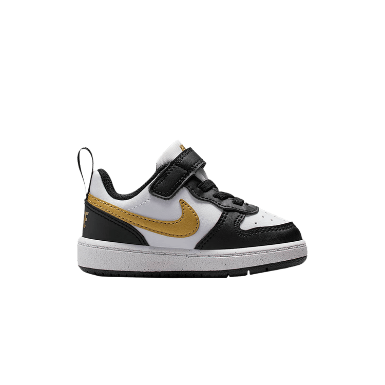 Nike Court Borough Low Recraft TD 'Black White Metallic Gold'
