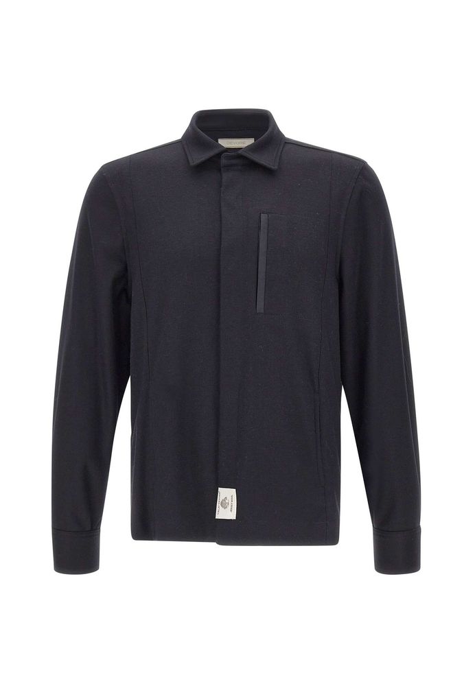 Devore Concealed Zip Overshirt