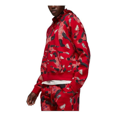(WMNS) Air Jordan Artist Series by Parker Duncan Hoodie 'Red'