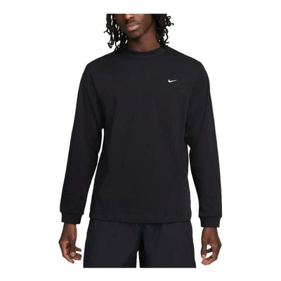 Nike Long Sleeve Solo Swoosh T-Shirt 'Black'