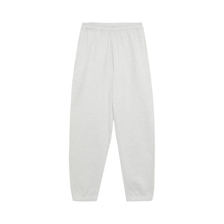 Nike Solo Swoosh Fleece Pants 'Birch Heather/White'