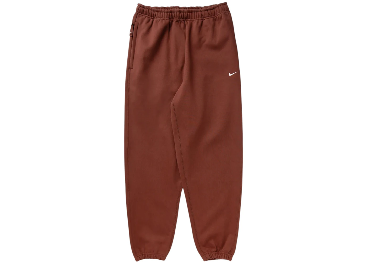 Nike Solo Swoosh Fleece Pants Dark Pony/White