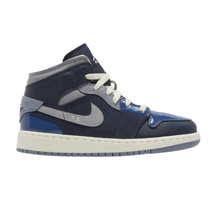 Air Jordan 1 Mid SE Craft GS 'Inside Out - Obsidian'