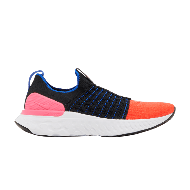 Nike Wmns React Phantom Run Flyknit 2 'Black Bright Crimson'
