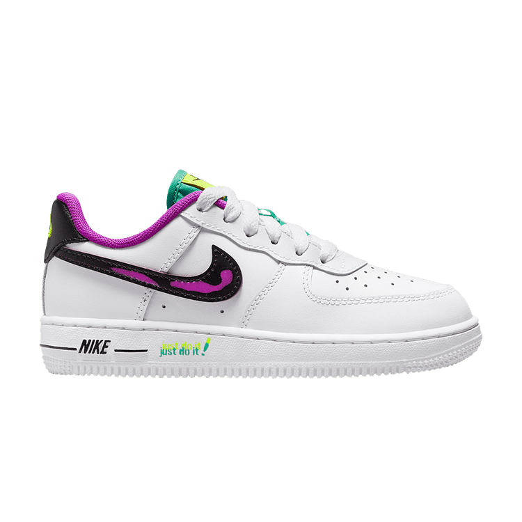 Nike Force 1 LV8 PS 'Just Do It! - White Vivid Purple'