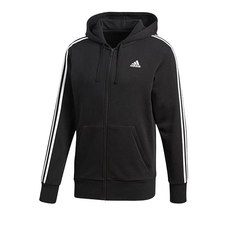 Adidas Originals 3-Stripe Full-Zip Hoodie 'Black'