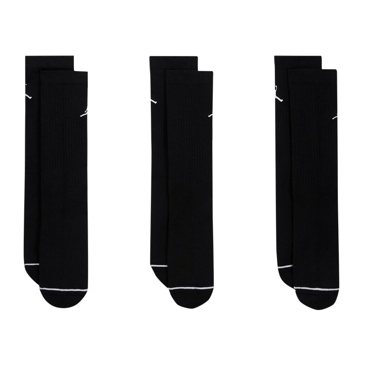 Air Jordan Everyday Crew Socks (3 Pairs) 'Black/White'