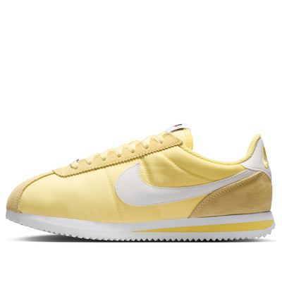 (WMNS) Nike Cortez Textile 'Soft Yellow White'