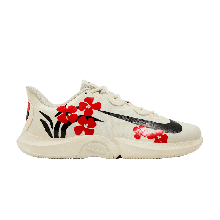 Naomi Osaka x Wmns NikeCourt Air Zoom GP Turbo HC 'Hibiscus Flowers'