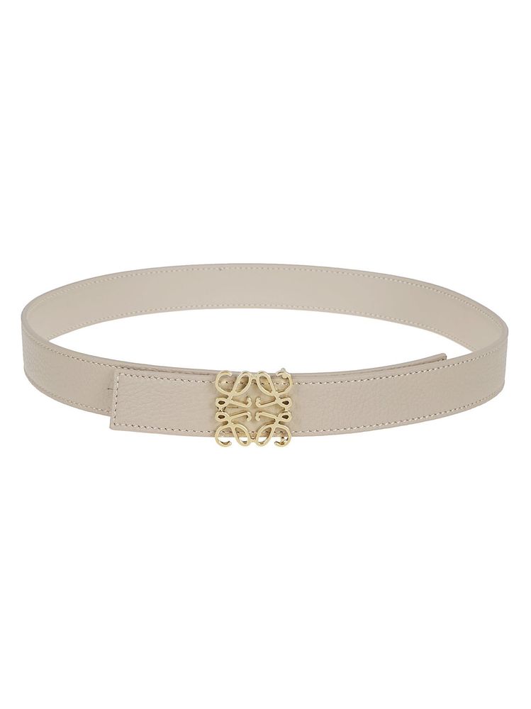 Loewe Logo-Buckled Square Tip Belt