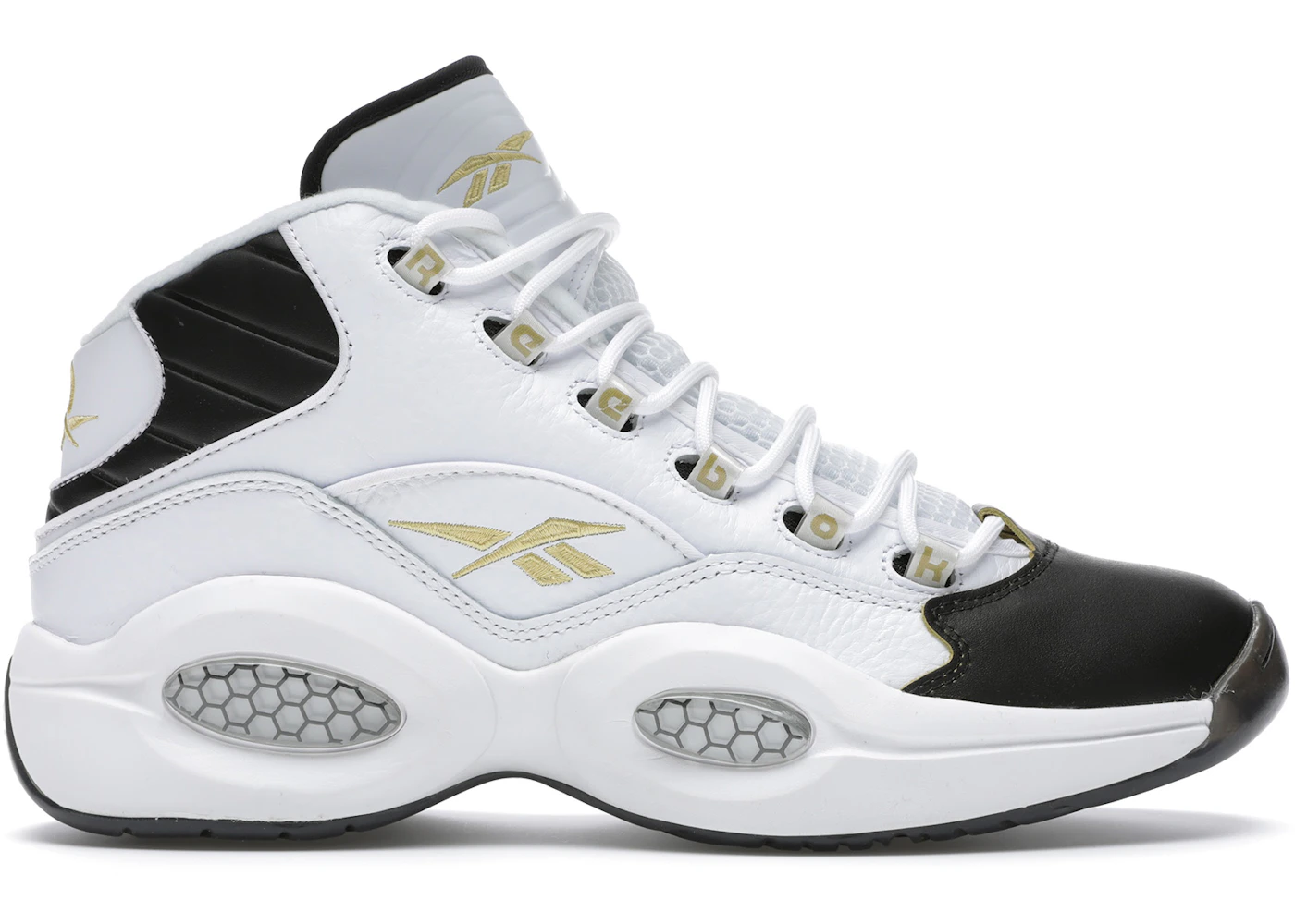 Reebok Question Mid Black Toe