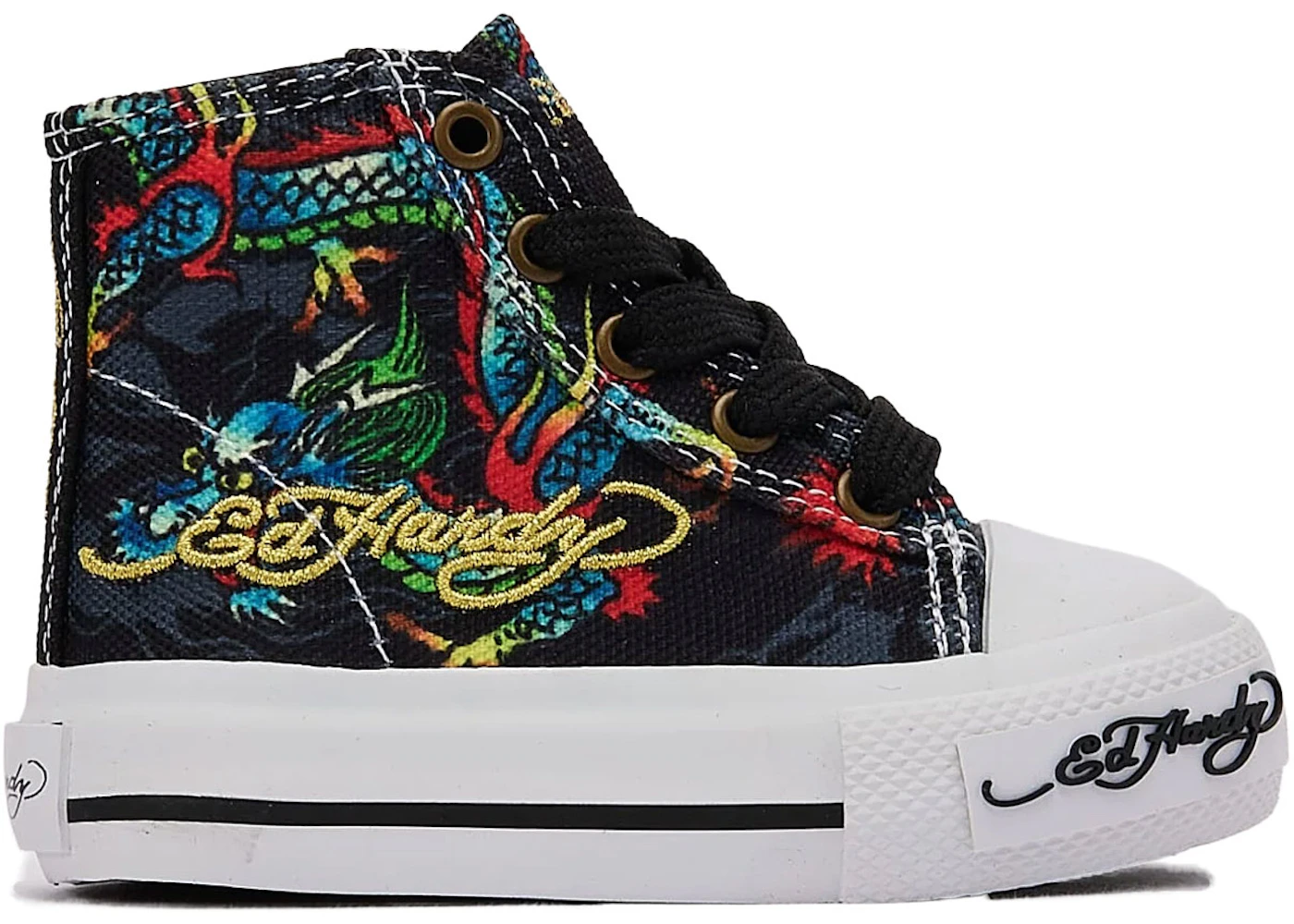 Ed Hardy Dragon Tattoo Hi Black Multicolor (TD)