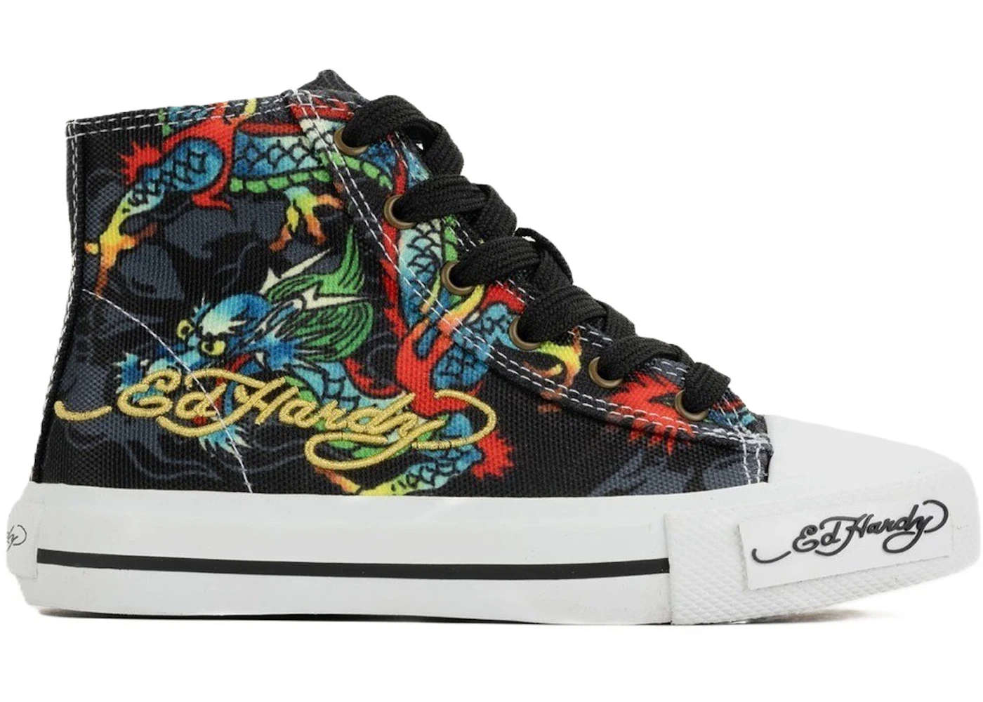 Ed Hardy Dragon Tattoo Hi Black Multicolor (PS)