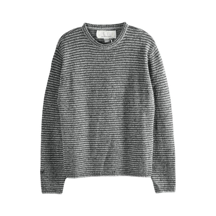 ERL Thin Wool Crewneck Sweater 'Dark Grey'