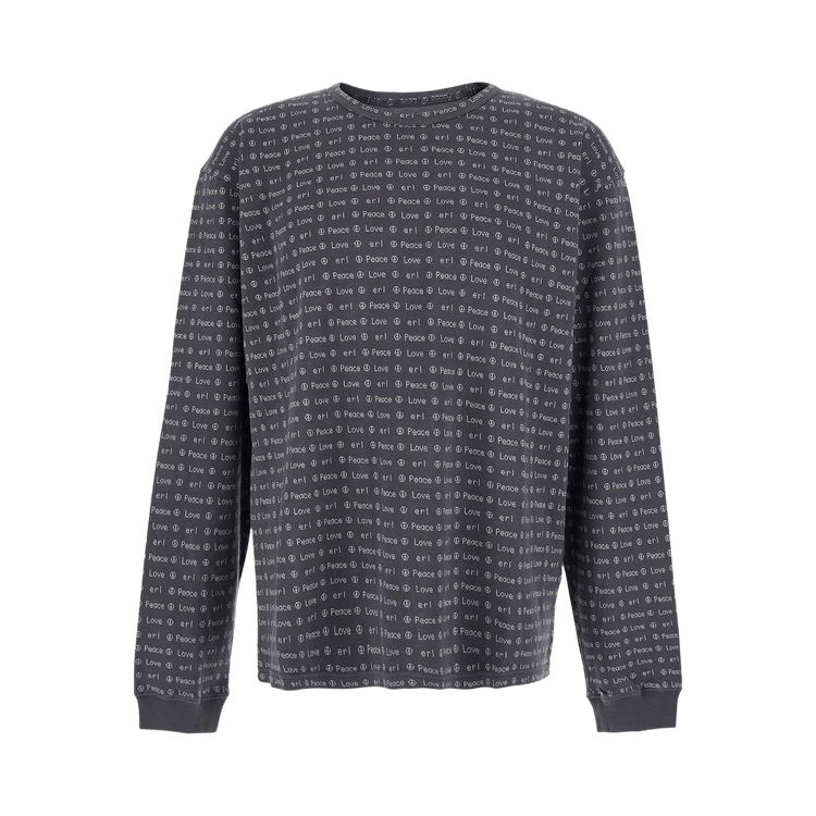 ERL Jacquard Long-Sleeve Tee Knit 'Brown'